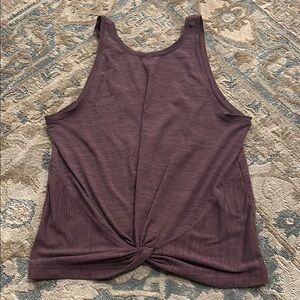 Women's Athleta Purple Twist-Front Tank Top